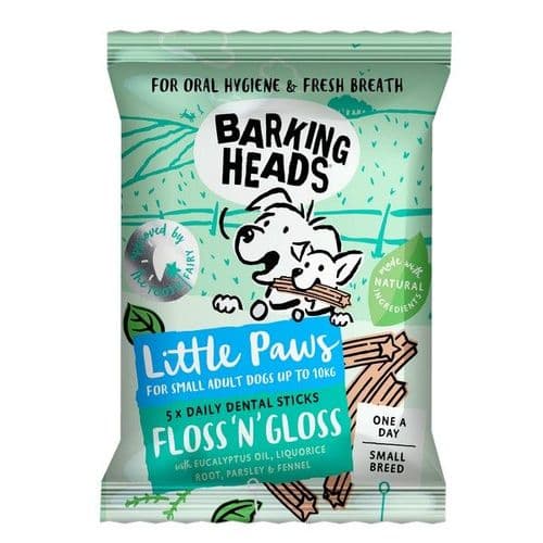 Barking Heads Floss & Gloss Small Breed 5pk