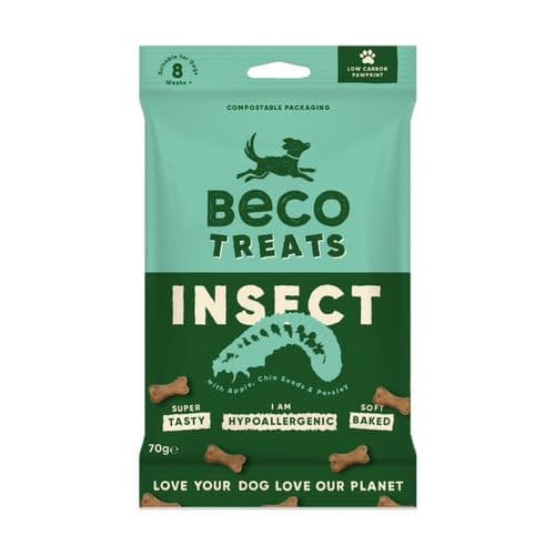 Beco Dog Treats: Insect with Apple & Chia Seeds 70g