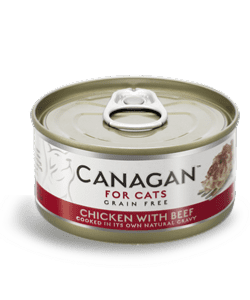 Canagan Wet Cat Food: Chicken with Beef 12x75g