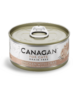 Canagan Wet Cat Food: Chicken with Crab 12x75g