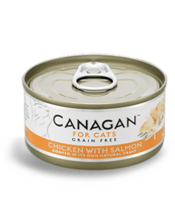 Canagan Wet Cat Food: Chicken with Salmon 12x75g