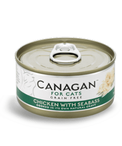 Canagan Wet Cat Food: Chicken with Seabass 12x75g
