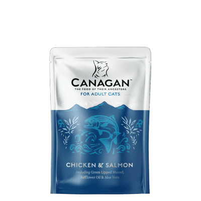 Canagan Wet Cat Food: Pouch Adult Chicken & Salmon 8x85g