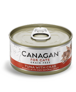 Canagan Wet Cat Food: Tuna with Crab 12x75g