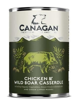 Canagan Wet Dog Food: Chicken & Wild Boar Casserole 6x400g