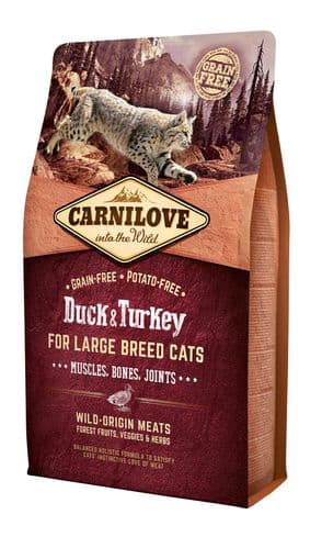 Carnilove Cat Food: Adult Large Breed Duck & Turkey