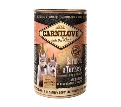 Carnilove Wet Dog Food: Puppy Salmon & Turkey 6x400g