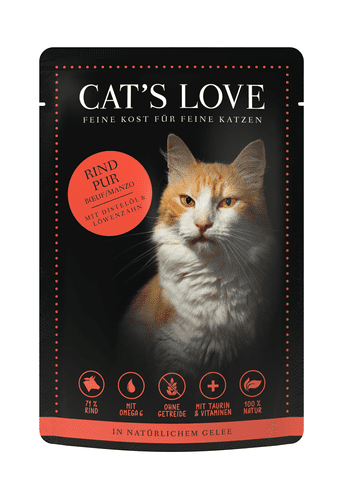 Cats Love Wet Food: Adult Pure Beef 85g