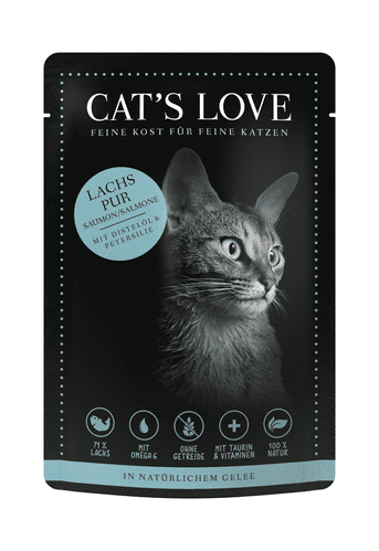 Cats Love Wet Food: Adult Pure Salmon 85g