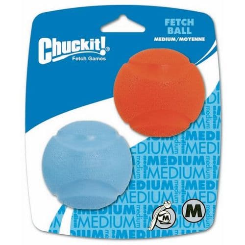 Chuckit Fetch Ball Medium 2pk