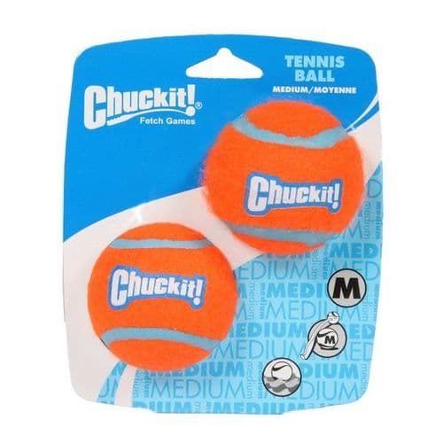 Chuckit Tennis Ball Medium 2pk