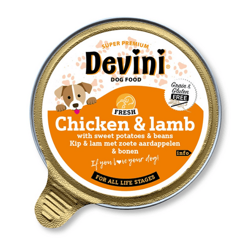 Devini Wet Dog Food: Chicken & Lamb 85g
