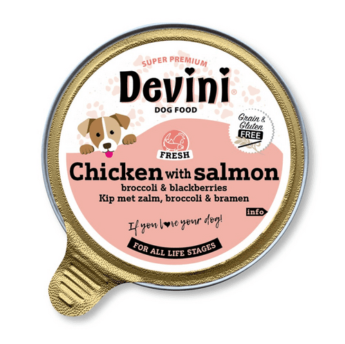 Devini Wet Dog Food: Chicken & Salmon 85g