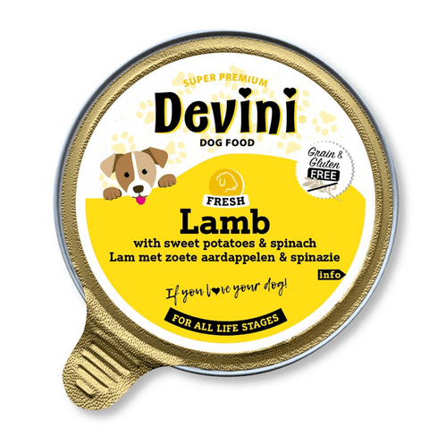Devini Wet Dog Food: Lamb 85g
