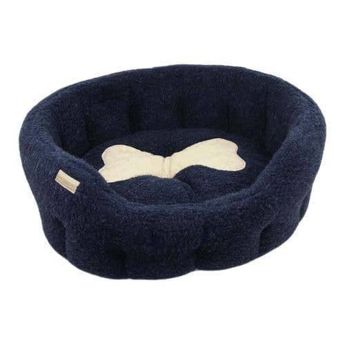 Earthbound Classic Sherpa Bone Bed Navy