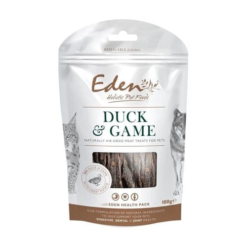 Eden Dog & Cat Treats Duck with Game 100g