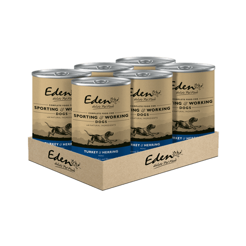Eden Working Dog Food: Wet Food Turkey & Herring 6x400g