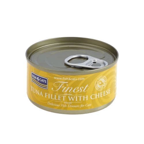 Fish4Cats Wet Food: Tuna Fillet with Cheese 10x70g