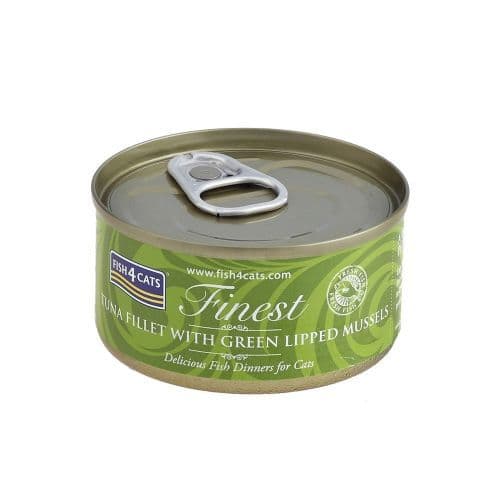 Fish4Cats Wet Food: Tuna Fillet with Mussels 10x70g