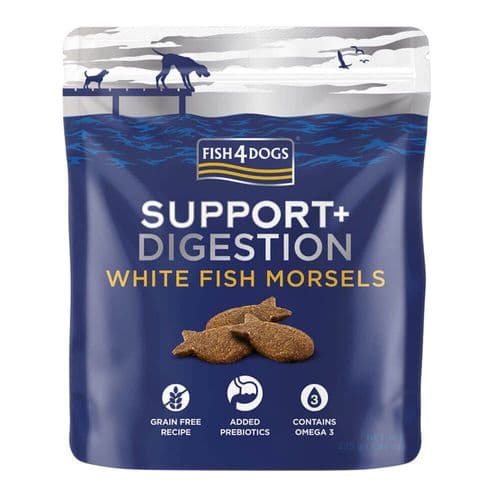 Fish4Dogs Treats: White Fish Digestion Morsels 225g