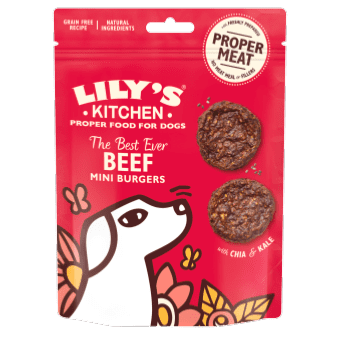 Lily's Kitchen Dog Treats: Beef Mini Burgers 70g