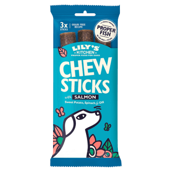 Lily's Kitchen Dog Treats: Chew Sticks with Salmon 3pk