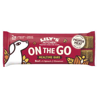 Lily's Kitchen Dog Treats: On the Go Mealtime Bars Beef 40g