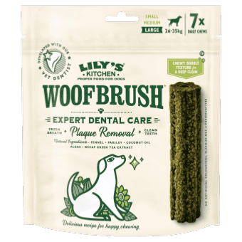 Lily's Kitchen Dog Treats: Woofbrush Dental Chew Large 7pk