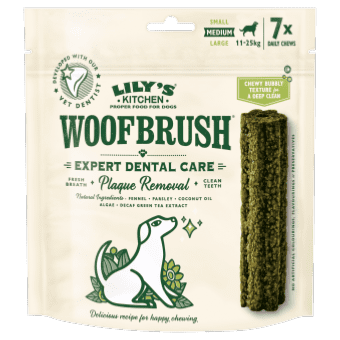 Lily's Kitchen Dog Treats: Woofbrush Dental Chew Medium 7pk