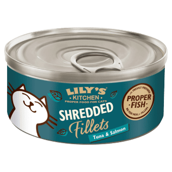 Lily's Kitchen Wet Cat Food: Shredded Fillets Tuna & Salmon 70g