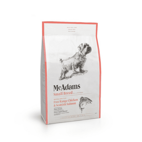McAdams Dog Food: Adult Small Breed Free Range Chicken & Salmon