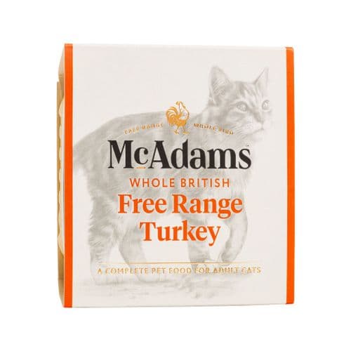 McAdams Wet Cat Food: Free Range Turkey 100g