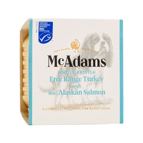 McAdams Wet Dog Food: Free Range Turkey with Salmon 150g