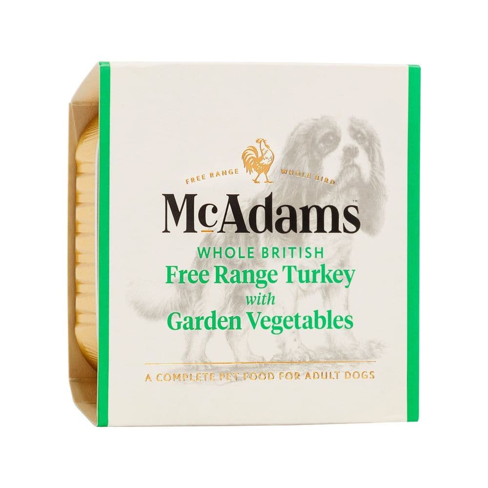 McAdams Wet Dog Food: Free Range Turkey with Vegetables 150g