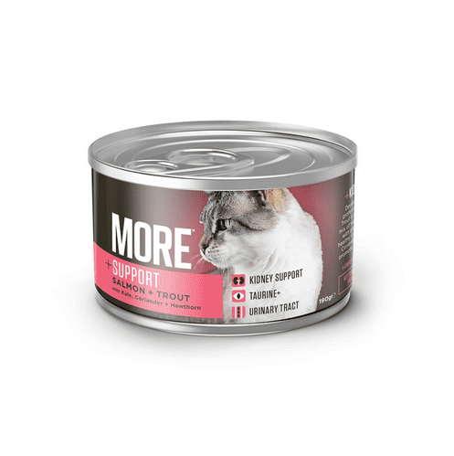 MORE Wet Cat Food: +Kidney Support Salmon & Trout 190g