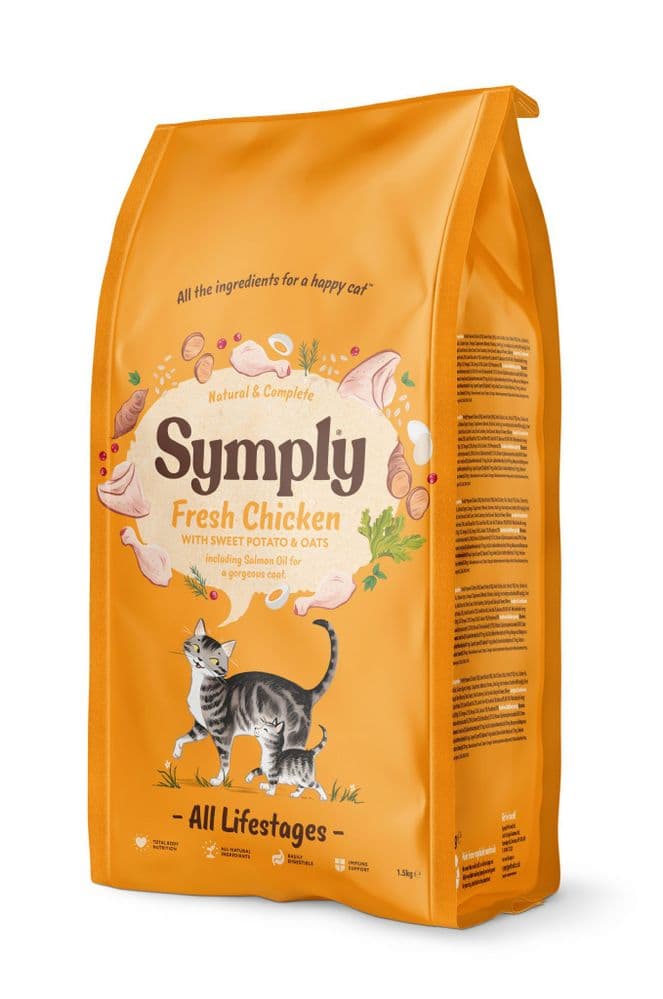 Symply Cat Food: Fresh Chicken | My Pet Warehouse UK