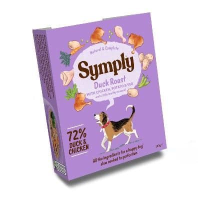 Symply Wet Dog Food: Adult Duck with Chicken & Potato 7x395g