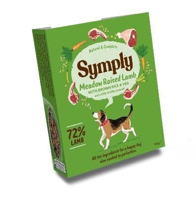 Symply Wet Dog Food: Adult Lamb with Brown Rice 7x395g