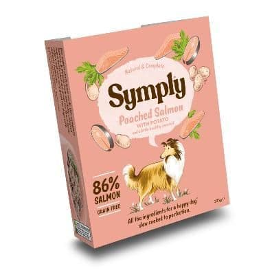 Symply Wet Dog Food: Adult Salmon with Potato 7x395g
