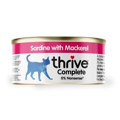 Thrive Wet Cat Food: Sardine with Mackerel 75g