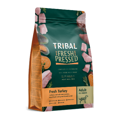 Tribal Dog Food: Adult Cold Pressed Fresh Turkey