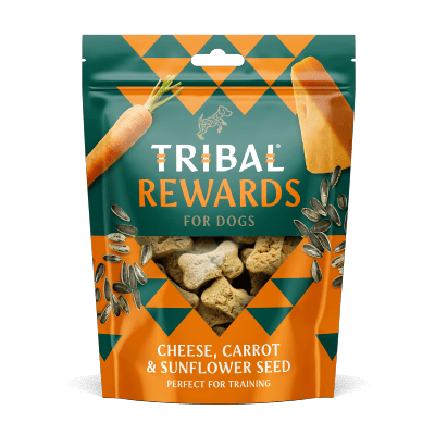 Tribal Dog Treats: Cheese, Carrot & Sunflower Seed 130g