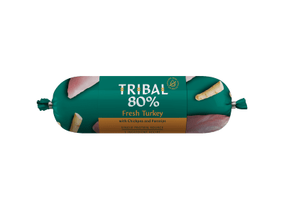 Tribal Wet Dog Food: Turkey Sausage 300g