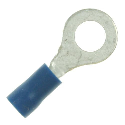 Blue Crimp 6mm Ring-Bag of 100