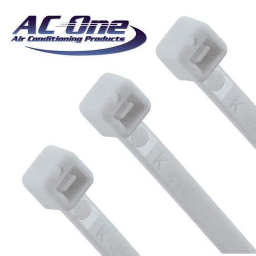 Cable Tie - White 7.6 x 370 pack of 100