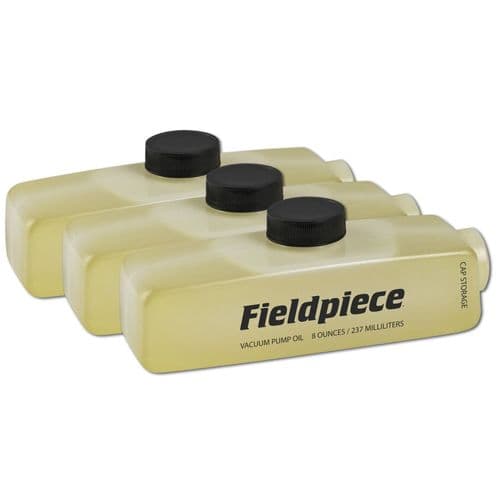 Fieldpiece Refrigeration Vacuum Pump 3-Pack OIL8X3