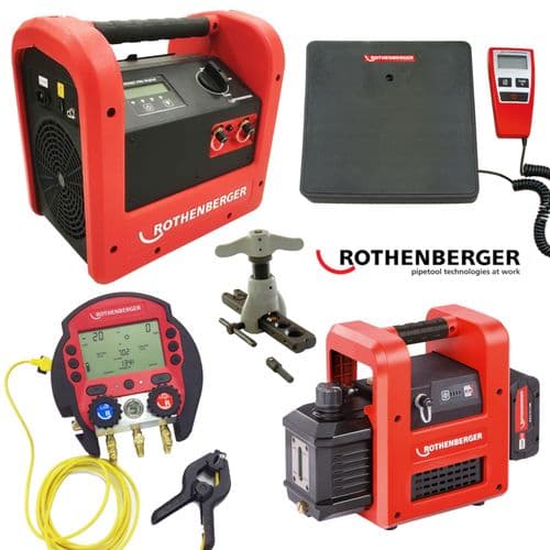 Rothenberger Air Con Tools Battery Vac Bundle