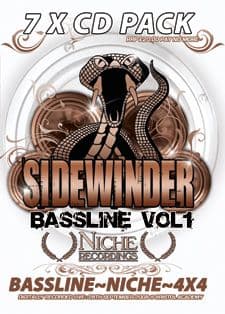 Sidewinder Bassline Vol 1 Presents Niche CD Pack