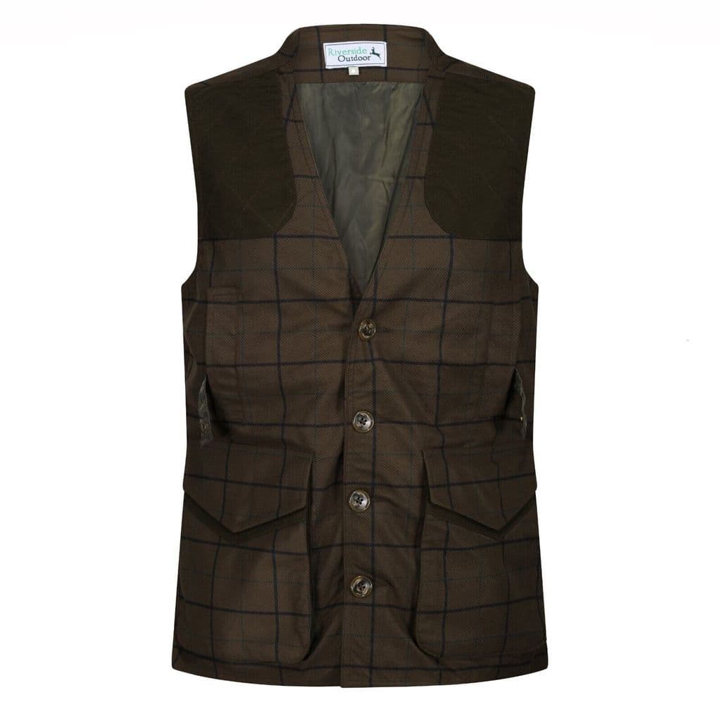 Tweed on sale shooting gilet