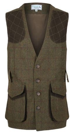 Blenheim Wool Blend Tweed Shooting Gilet Waistcoat Traditional Tailored Quality
